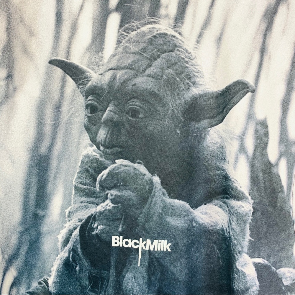 Blackmilk Yoda One Piece Bathingsuit Greyscale S - Picture 3 of 4